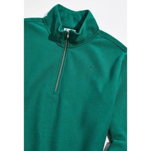 Champion Urban Outfitters Exclusive Reverse Weave Green Quarter-Zip Sweatshirt